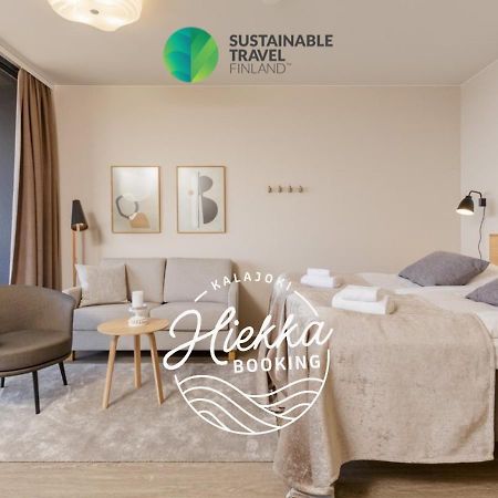 Marina Chalets Studios By Hiekka Booking - Sisaeltaeae Liinavaatteet Ja Loppusiivouksen Kalajoki Buitenkant foto